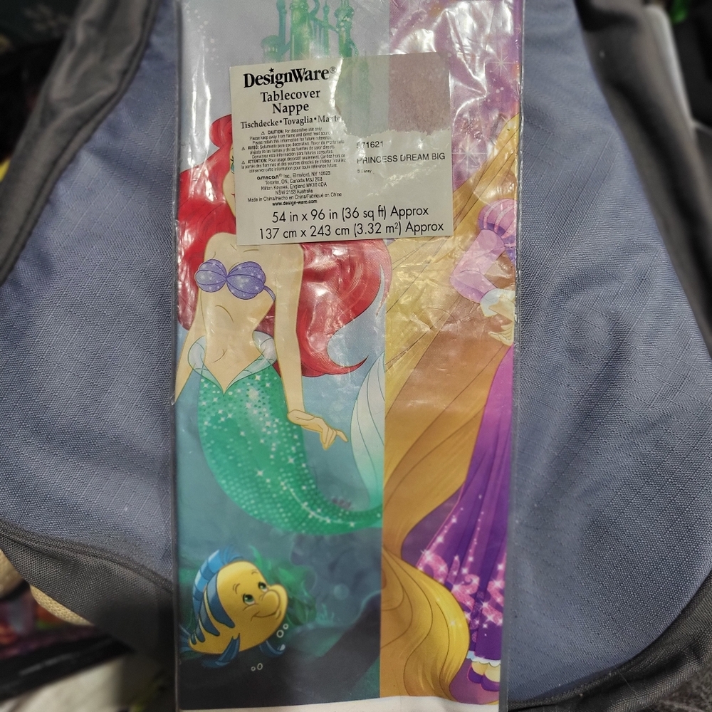 Designware Disney Princess Tablecover with Ariel and Rapunzel